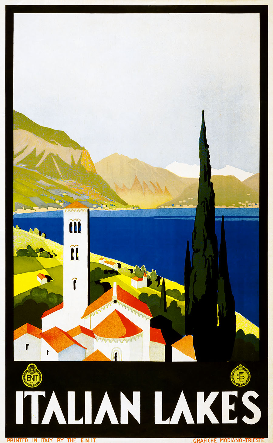 Italian Lakes Print